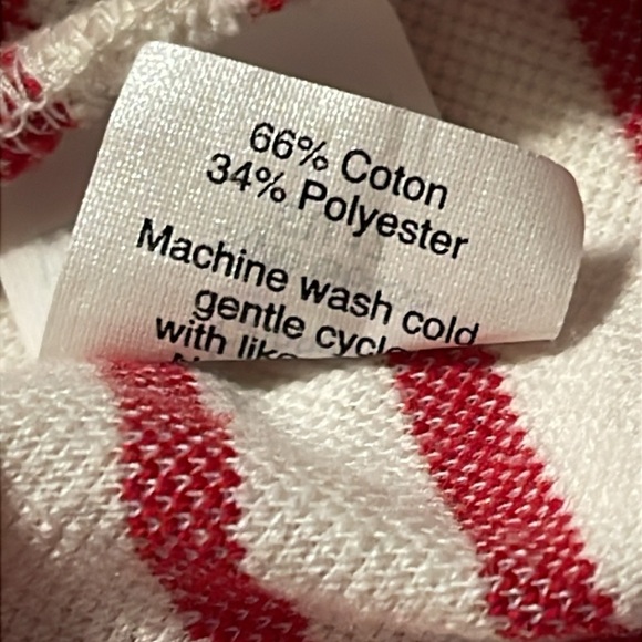 🌹J CREW V NECK RED STRIPED DRESS - Picture 6 of 6